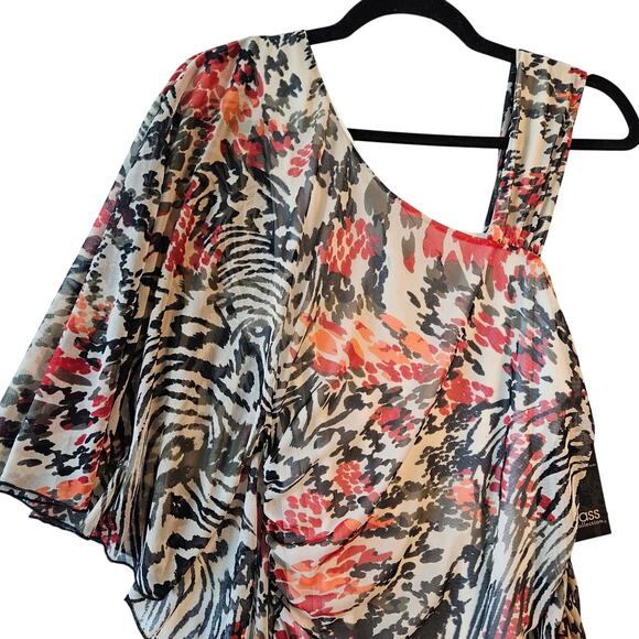 Grass Collection Asymmetrical Dress Body Feminine Bohemian Retro Size Large NWT - Picture 4 of 8